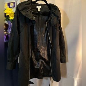 Vertigo Paris Size Medium Silk Lined Black Coat Women